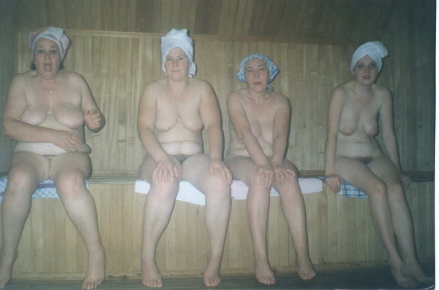Mature Naked Sauna